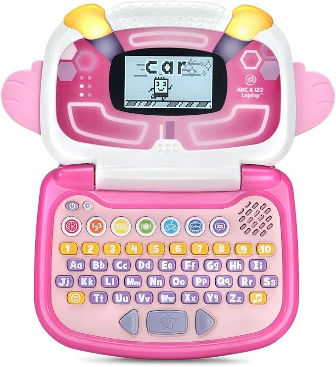 LEAPFROG CLIC THE ABC, 123 LAPTOP - PINK - Premium for Kids in Qatar | Toysaro.com