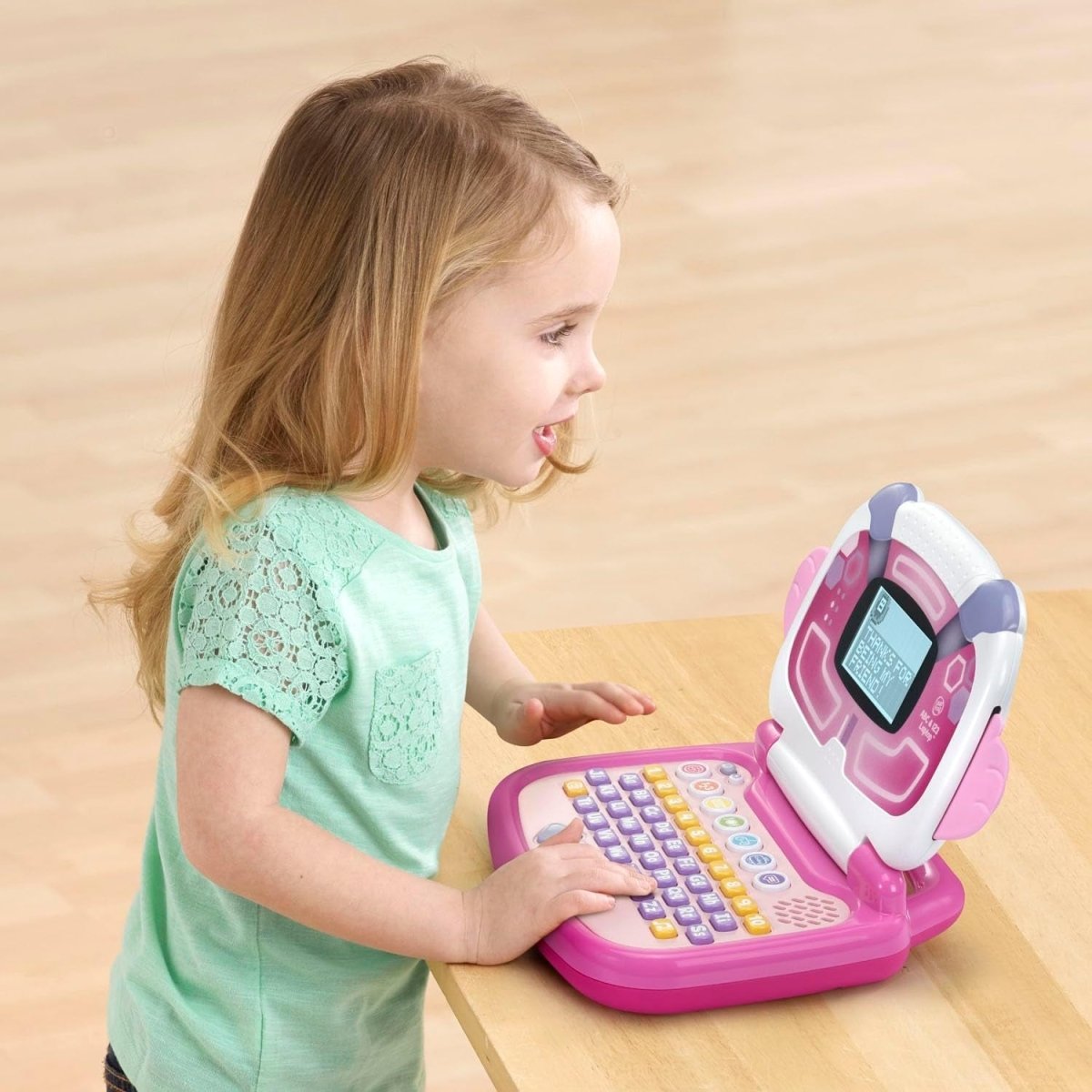 LEAPFROG CLIC THE ABC, 123 LAPTOP - PINK - Premium for Kids in Qatar | Toysaro.com