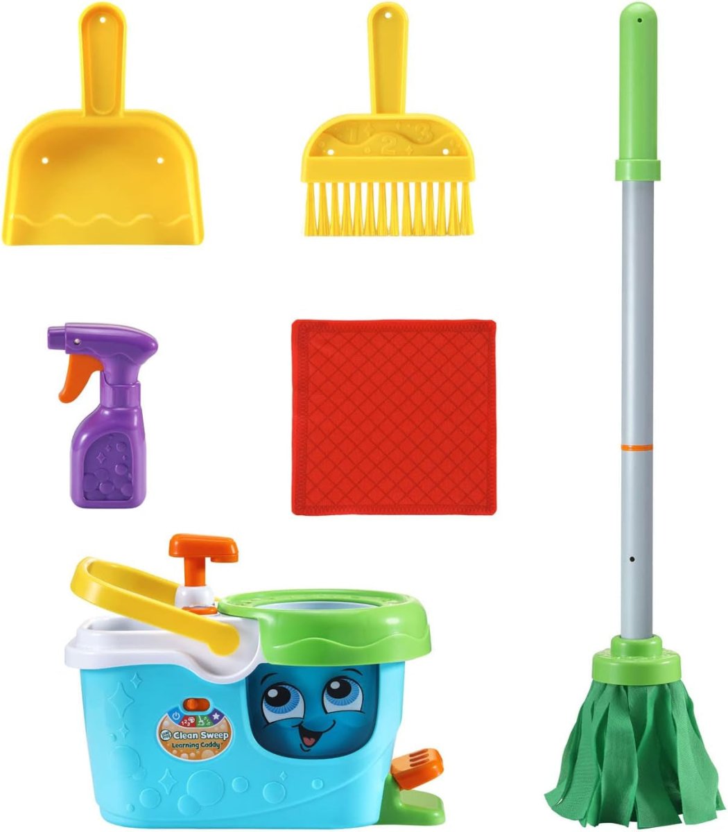 LEAPFROG CLEAN SWEEP MOP & BASKET - Premium for Kids in Qatar | Toysaro.com