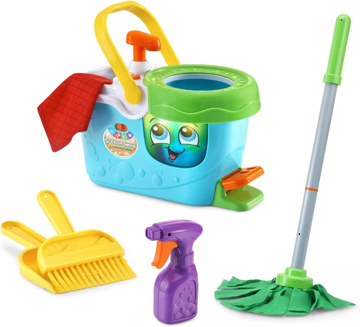 LEAPFROG CLEAN SWEEP MOP & BASKET - Premium for Kids in Qatar | Toysaro.com