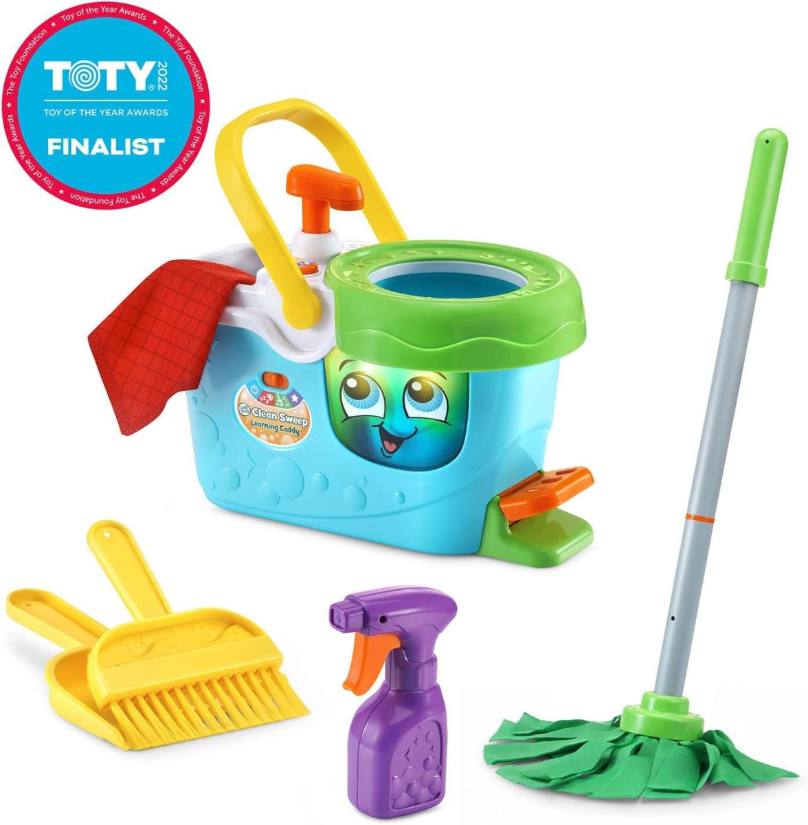 LEAPFROG CLEAN SWEEP MOP & BASKET - Premium for Kids in Qatar | Toysaro.com
