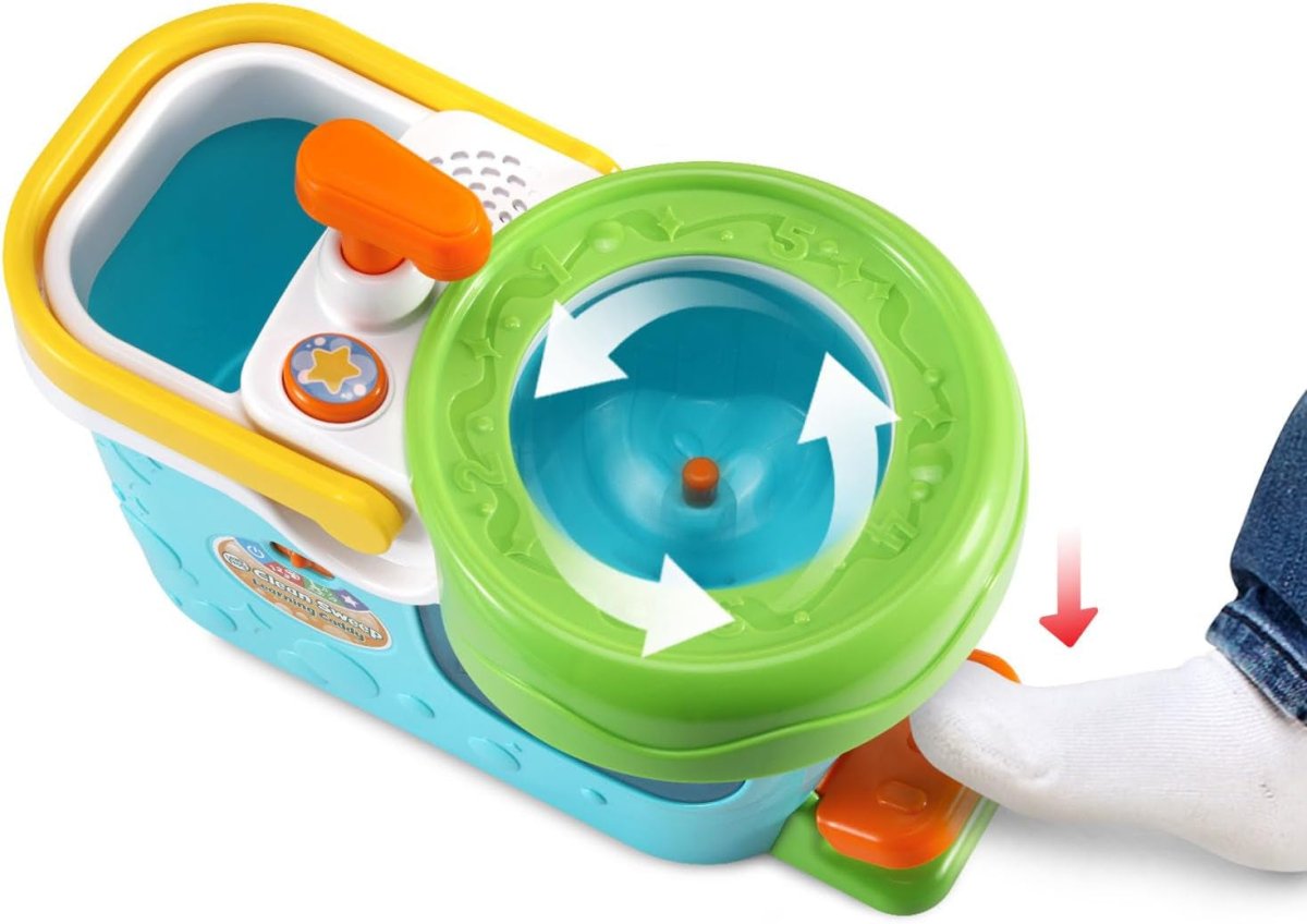 LEAPFROG CLEAN SWEEP MOP & BASKET - Premium for Kids in Qatar | Toysaro.com