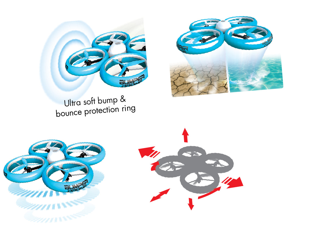 BUMPER DRONE 3 ASST