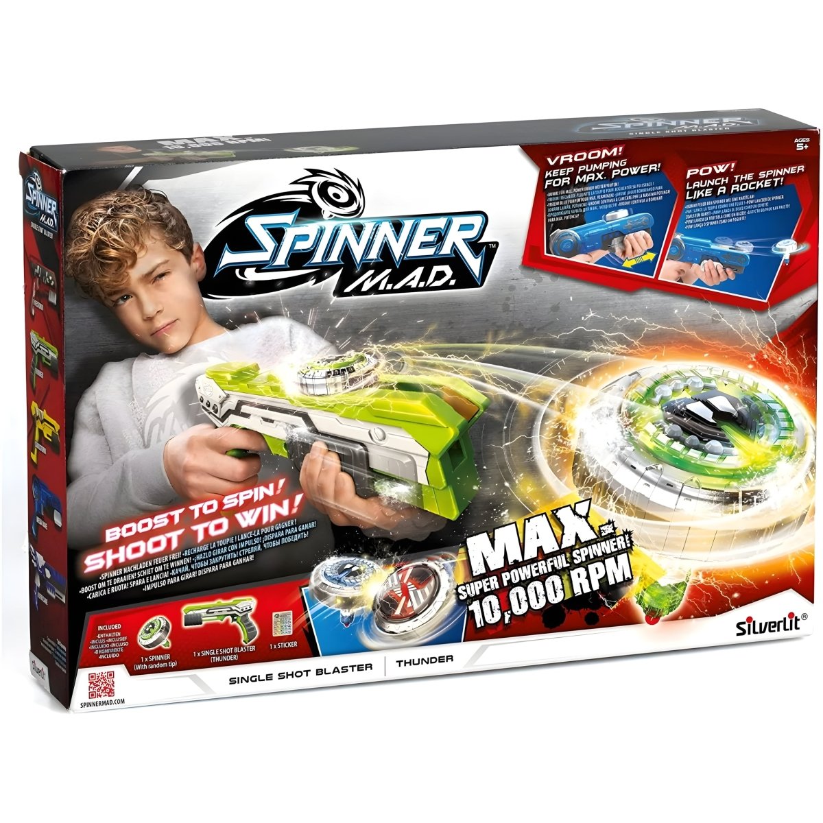 SINGLE SHOT BLASTER THUNDER - Premium for Kids in Qatar | Toysaro.com