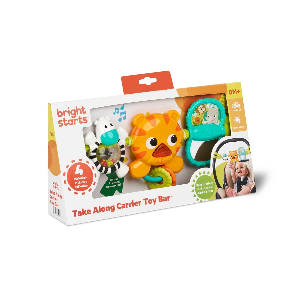 BRIGHT STARTS™ TAKE ALONG CARRIER TOY BAR - Premium for Kids in Qatar | Toysaro.com