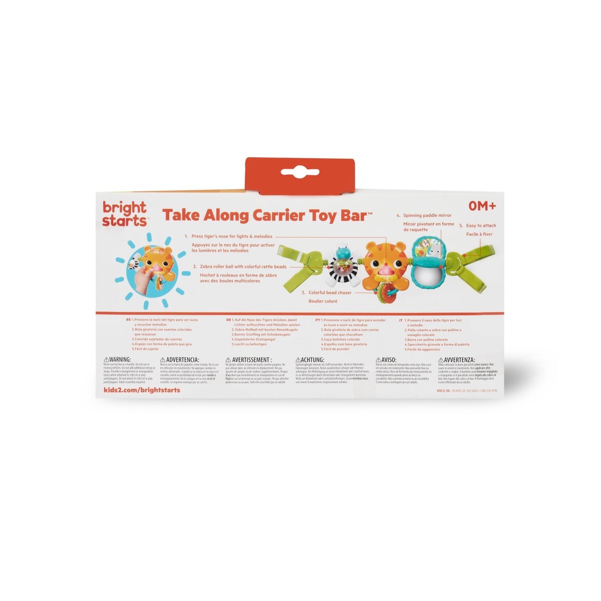 BRIGHT STARTS™ TAKE ALONG CARRIER TOY BAR - Premium for Kids in Qatar | Toysaro.com