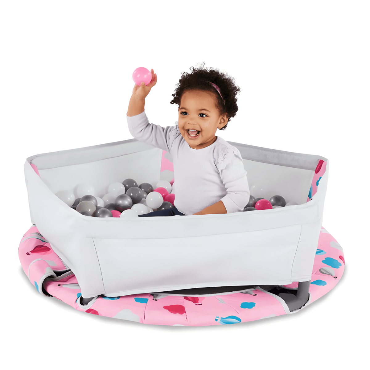 SMARTRIKE - ACTIVITY CENTER 3IN1 TRAMPOLINE™ - PINK - Premium for Kids in Qatar | Toysaro.com