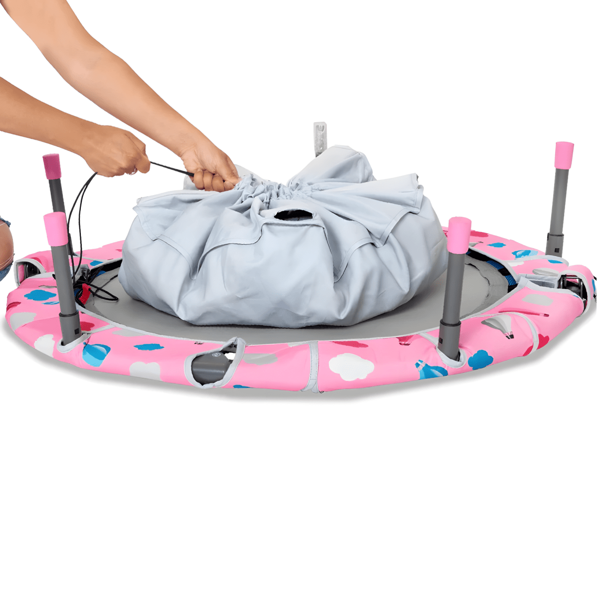 SMARTRIKE - ACTIVITY CENTER 3IN1 TRAMPOLINE™ - PINK - Premium for Kids in Qatar | Toysaro.com