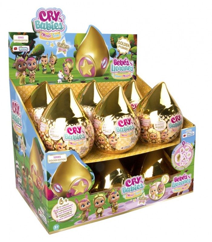 CRY BABIES MAGIC TEARS GOLDEN EDITION-12 PC DISPLAY