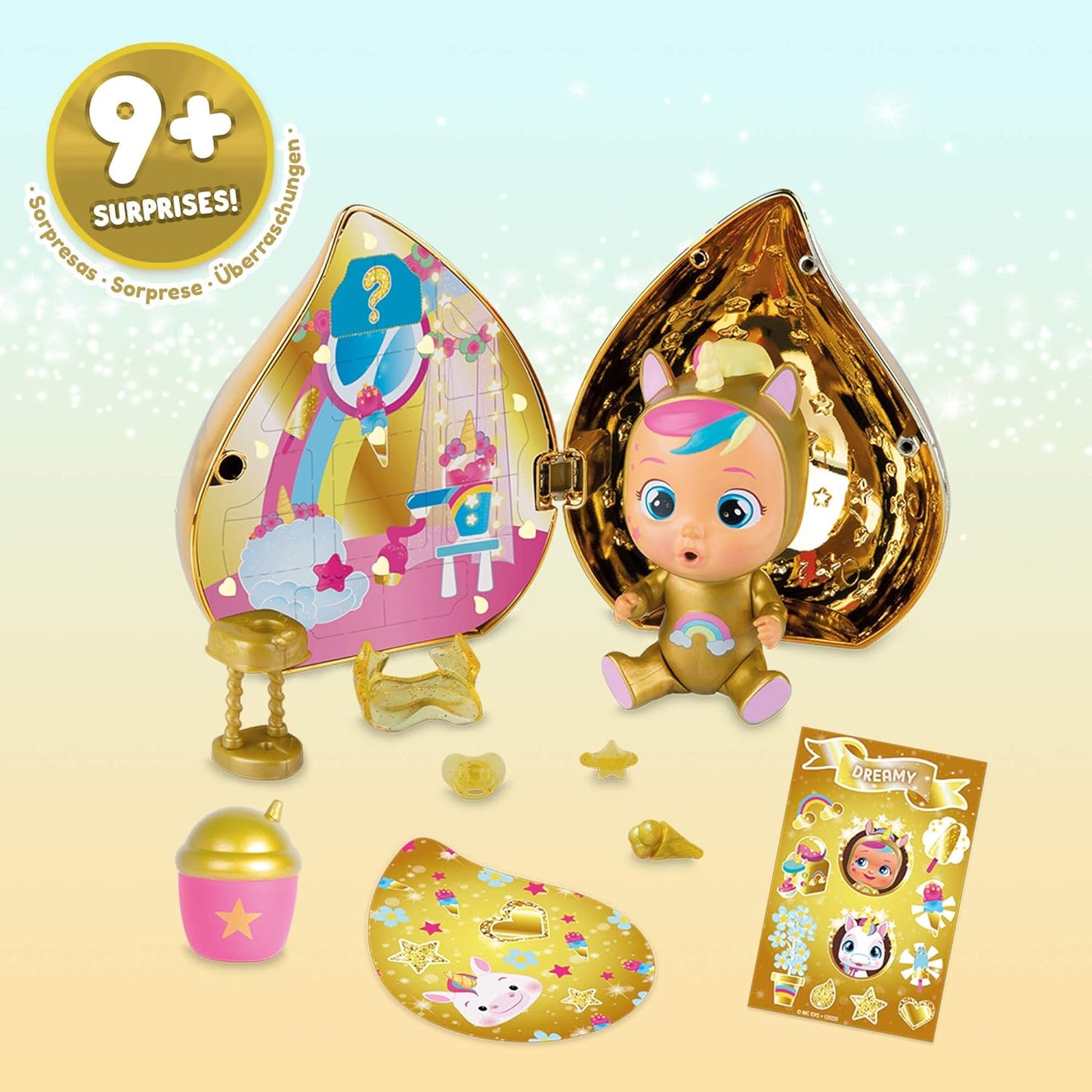 CRY BABIES MAGIC TEARS GOLDEN EDITION-12 PC DISPLAY