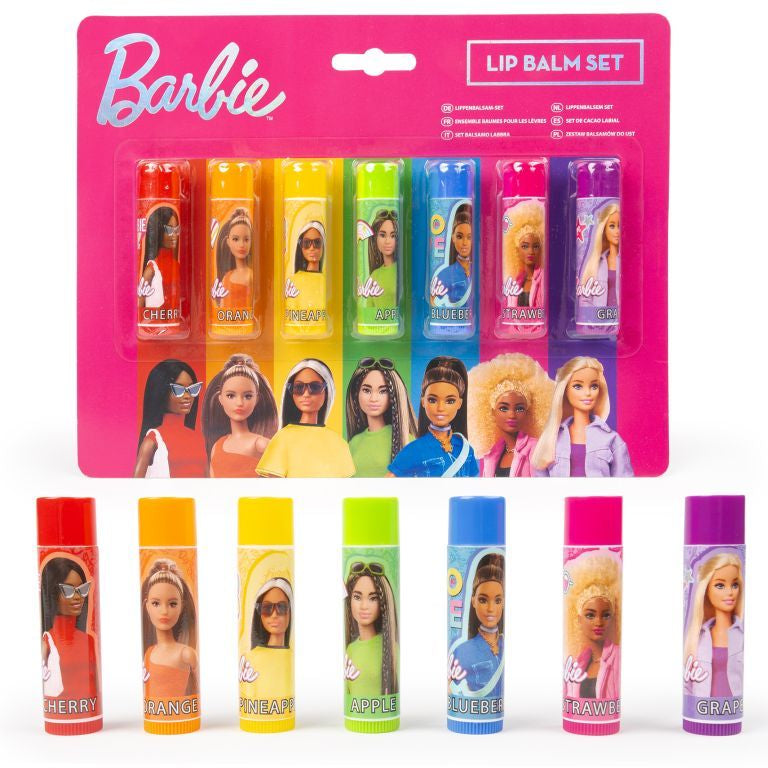 RMS UK BARBIE CORE SET OF 7 LIP BALMS