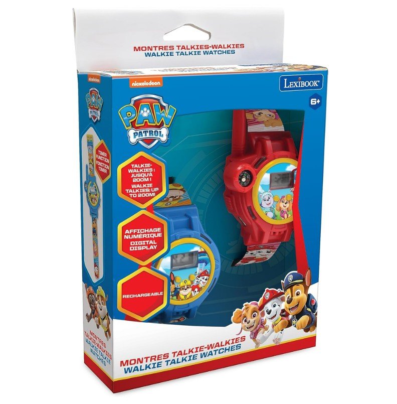 PAW PATROL DIGITAL WATCH WITH WALKIE TALKIE 200M - Premium for Kids in Qatar | Toysaro.com