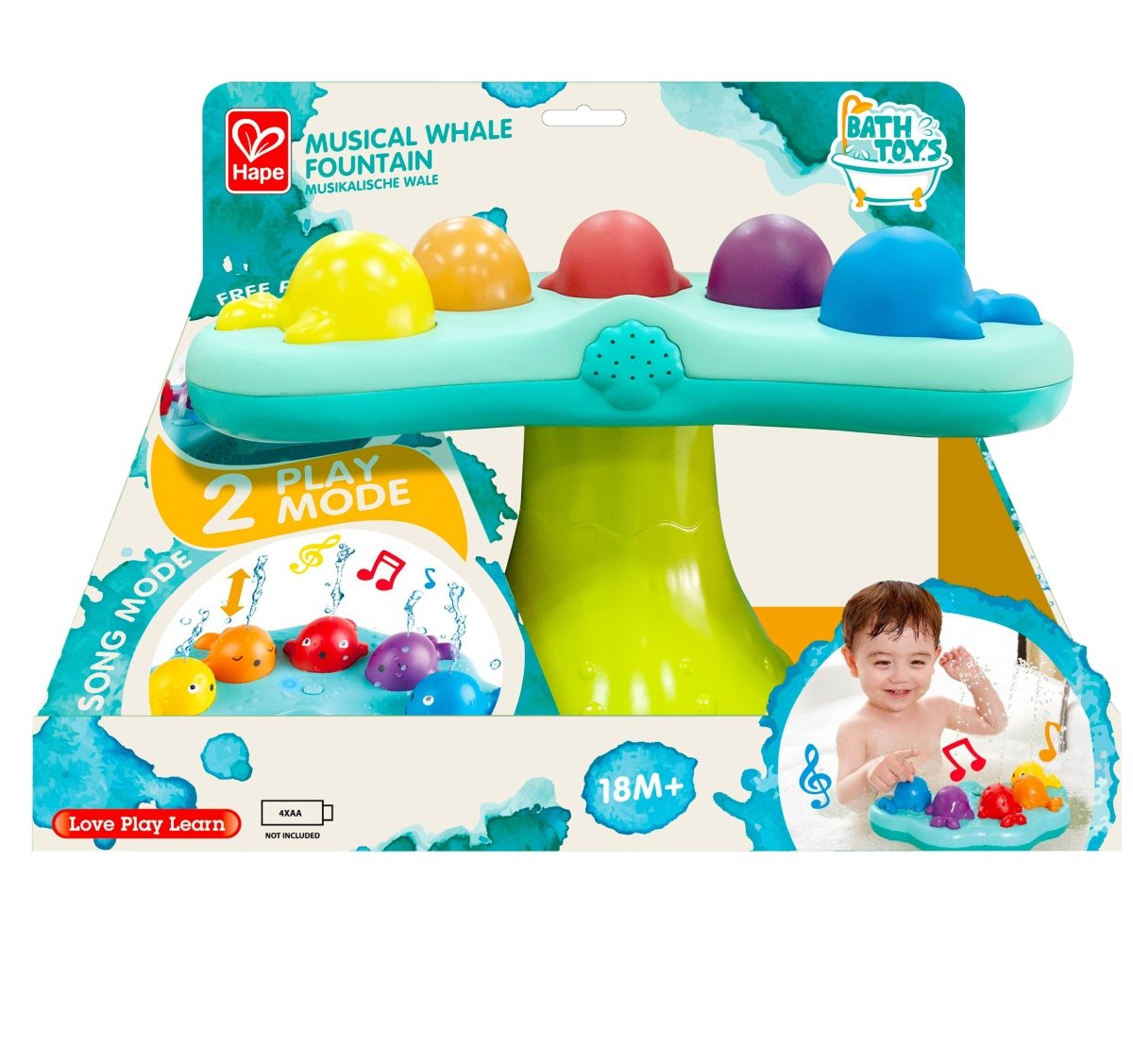 Hape Musical Whale Fountain - Premium for Kids in Qatar | Toysaro.com