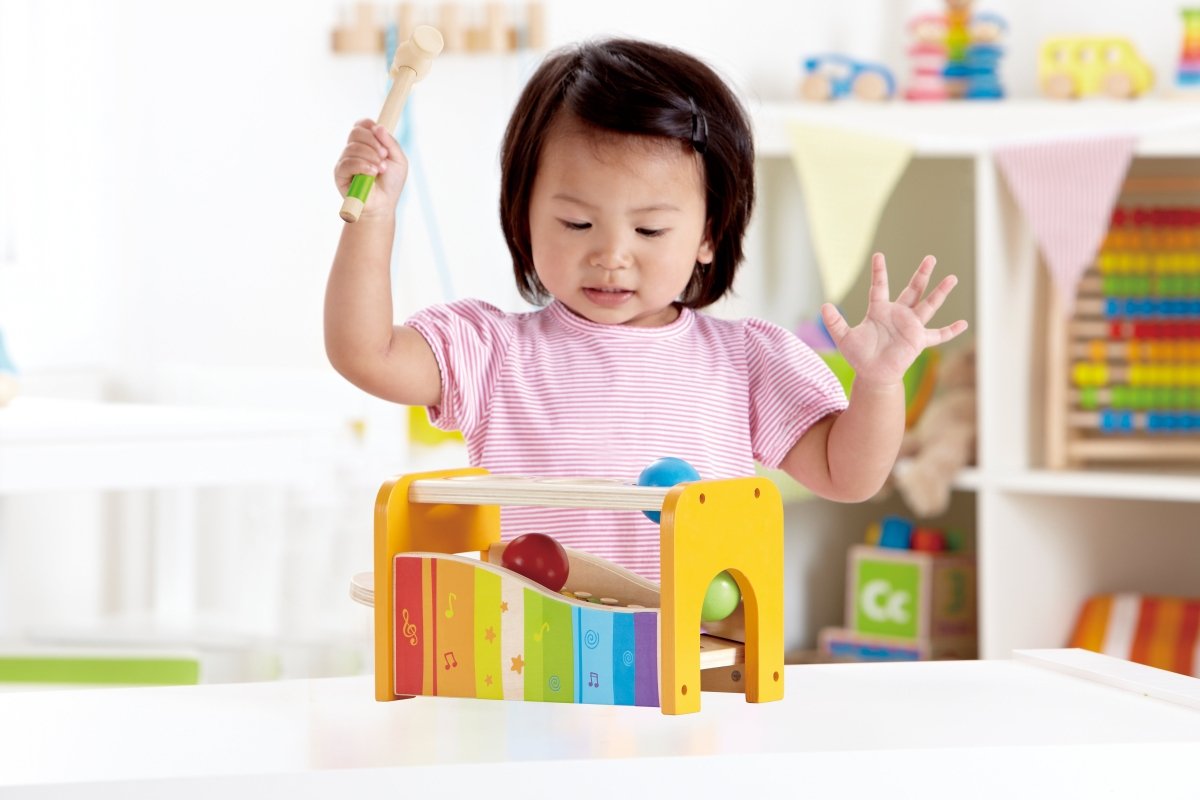 Hape Pound And Tap Bench - Premium for Kids in Qatar | Toysaro.com