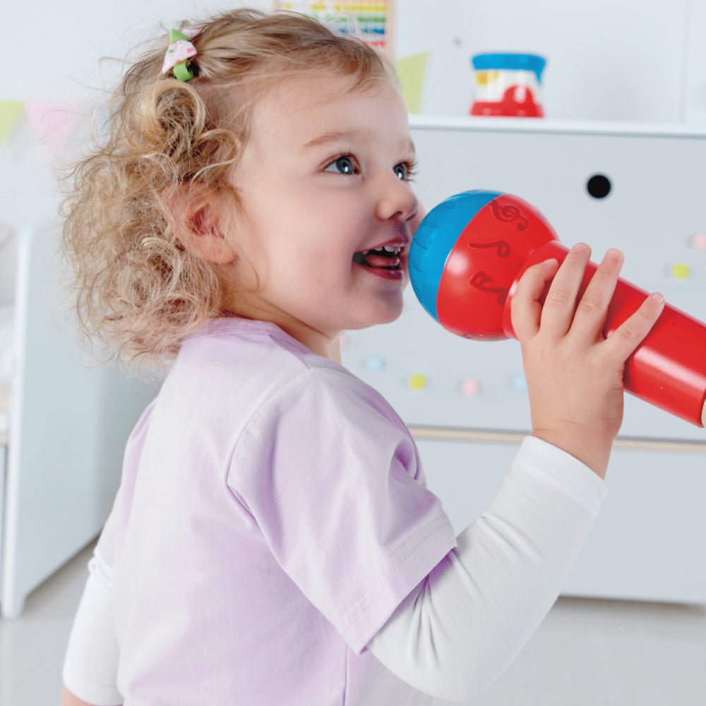 Hape Music Mighty Echo Microphone - Premium for Kids in Qatar | Toysaro.com