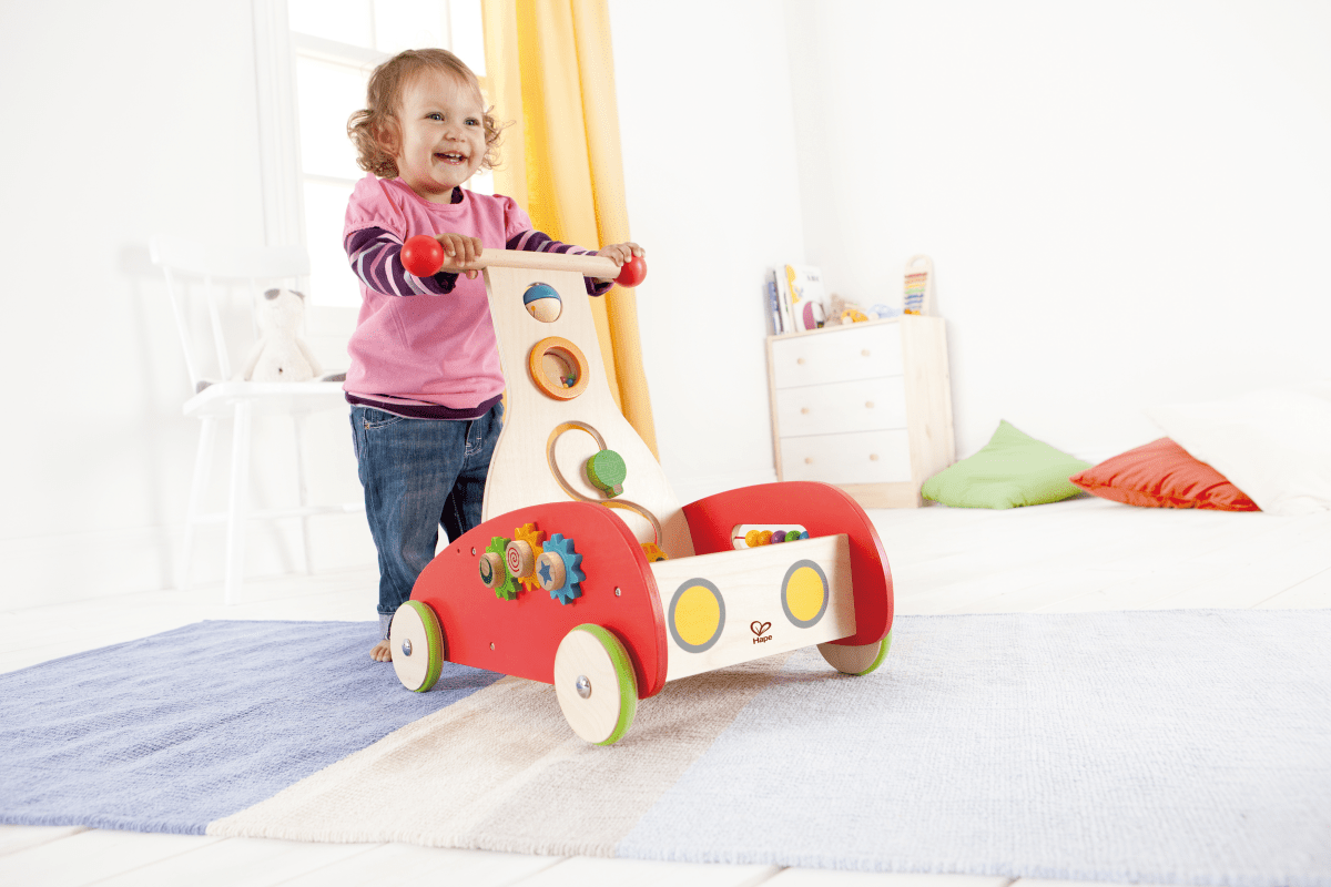 Hape Wonder Walker Push and Pull Wooden Toy - Premium for Kids in Qatar | Toysaro.com