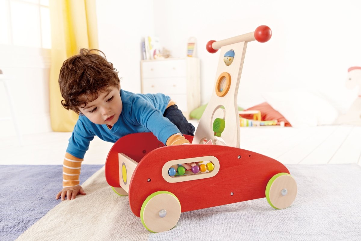 Hape Wonder Walker Push and Pull Wooden Toy - Premium for Kids in Qatar | Toysaro.com