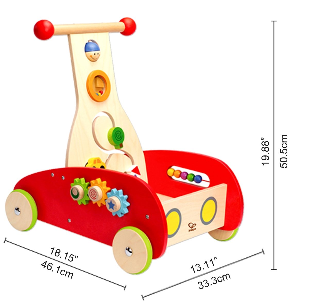 Hape Wonder Walker Push and Pull Wooden Toy - Premium for Kids in Qatar | Toysaro.com