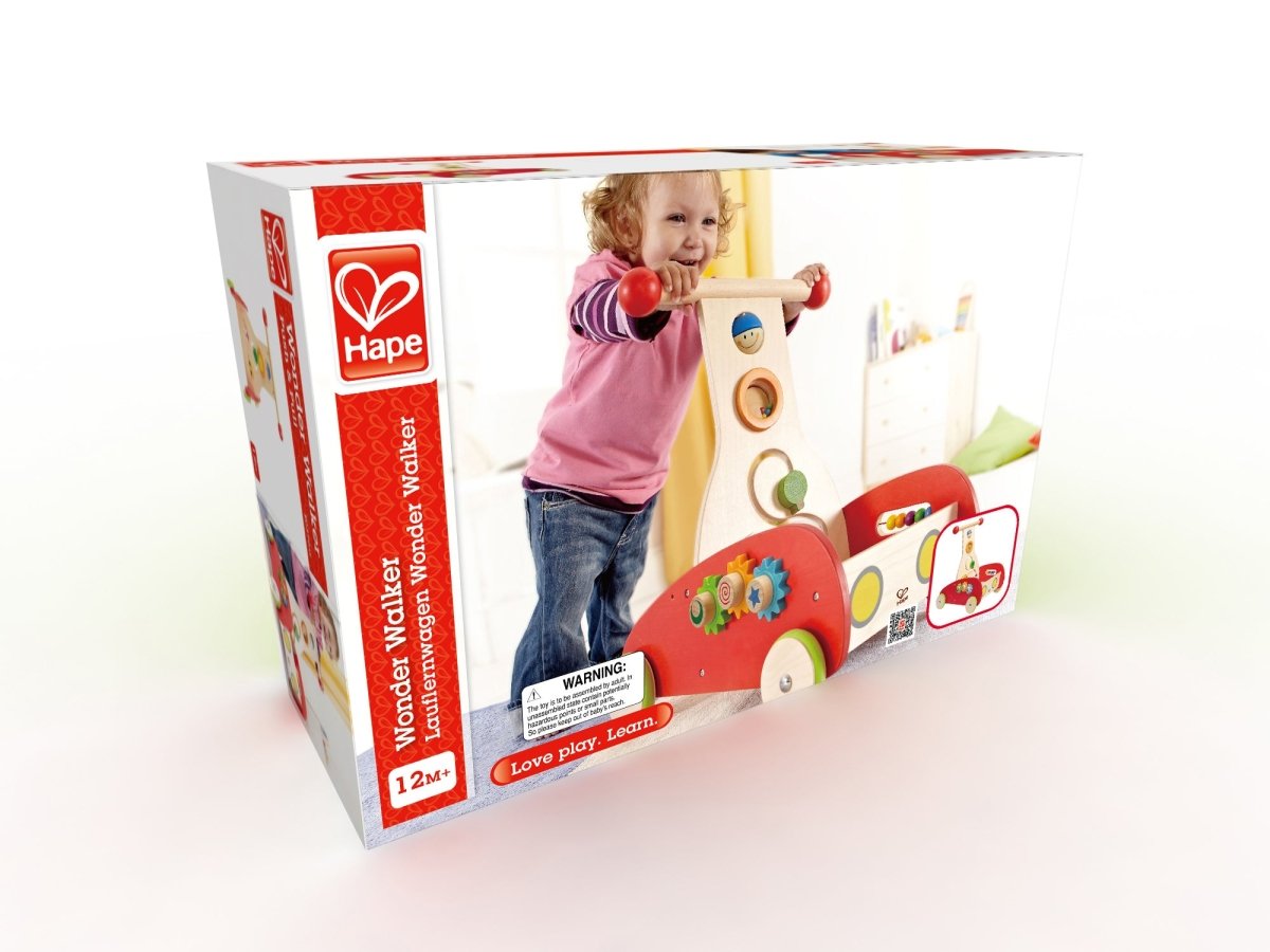 Hape Wonder Walker Push and Pull Wooden Toy - Premium for Kids in Qatar | Toysaro.com