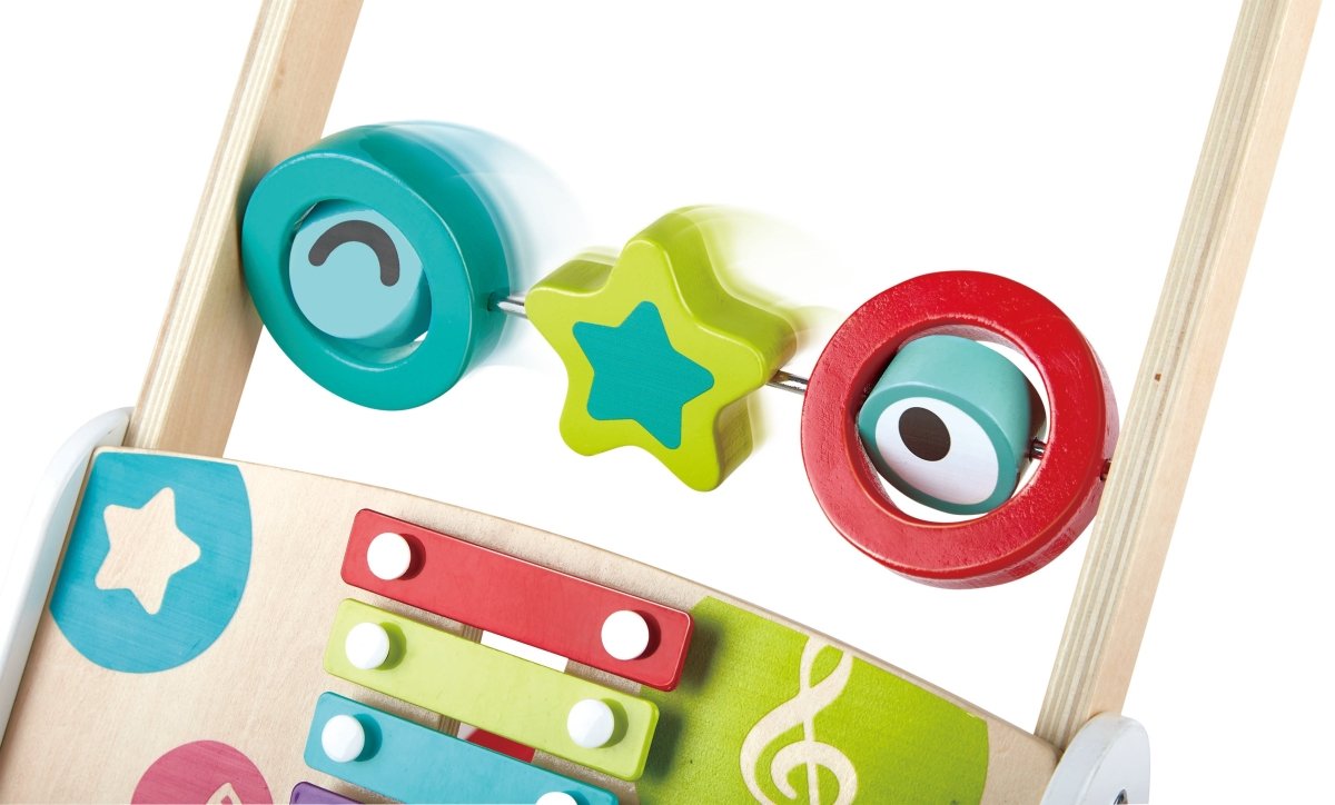 Hape Wooden First Musical Walker - Premium for Kids in Qatar | Toysaro.com