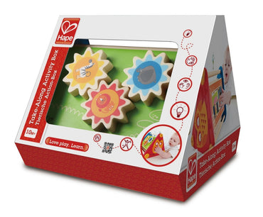 Hape Take - Along 5 Sided Wooden Sensory Activity Box - Premium for Kids in Qatar | Toysaro.com