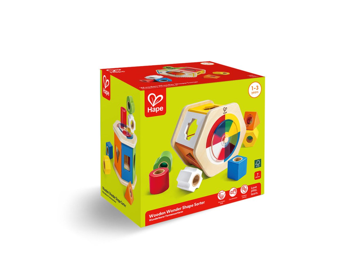 Wooden Wonder Shape Sorter - Premium for Kids in Qatar | Toysaro.com