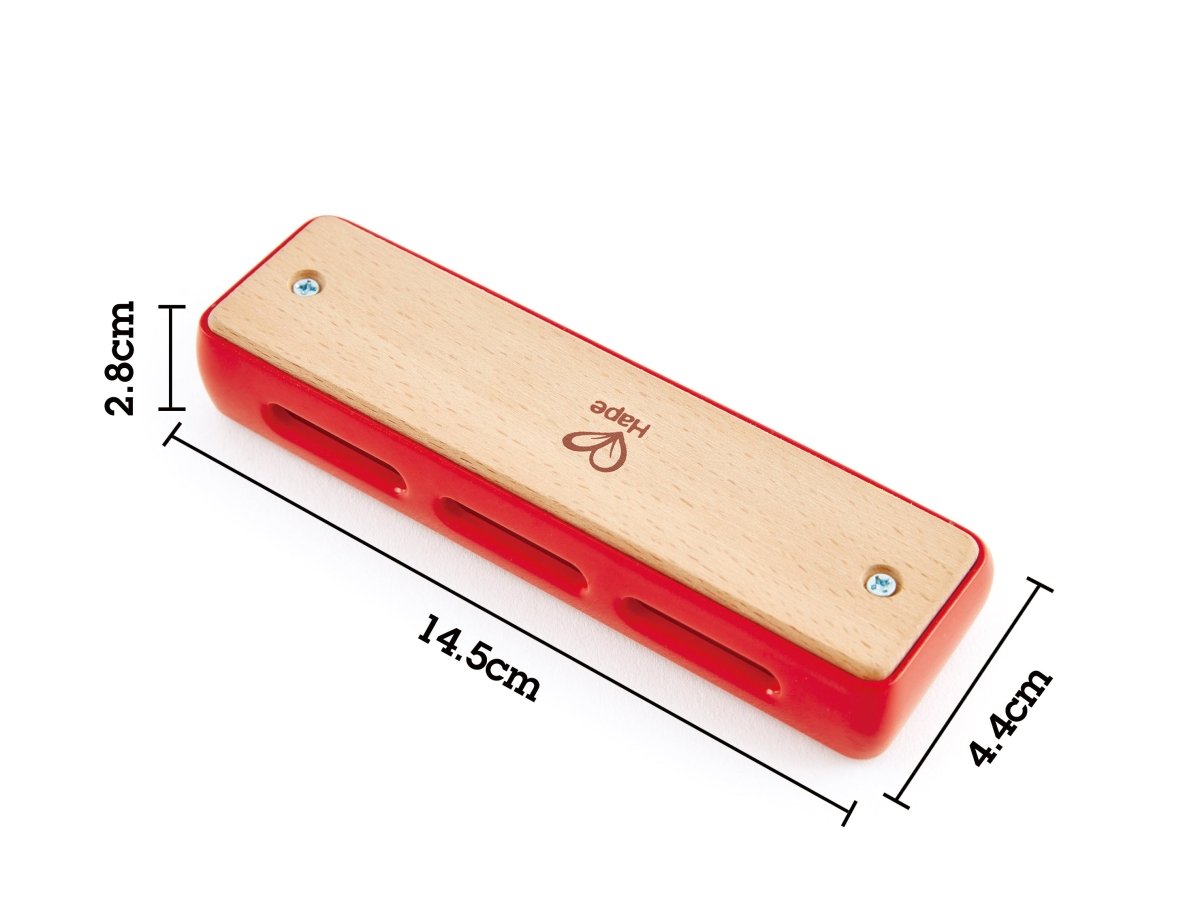 Hape Blues Harmonica Wooden Musical Instrument - Premium for Kids in Qatar | Toysaro.com