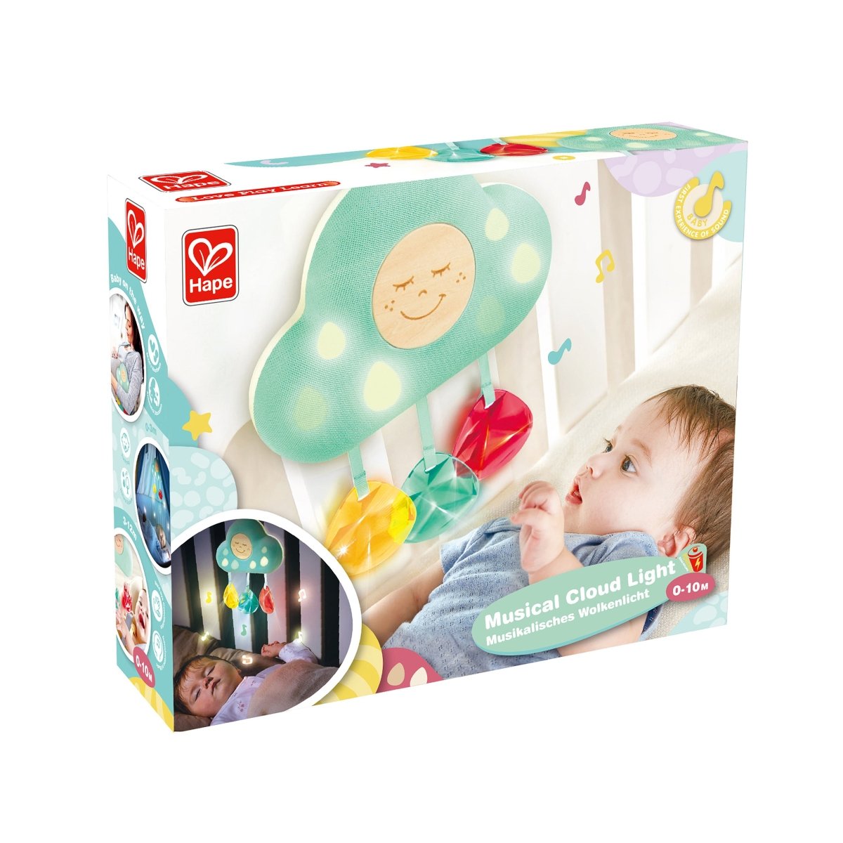 Musical Cloud Light Baby's Crib Mobile - Premium for Kids in Qatar | Toysaro.com