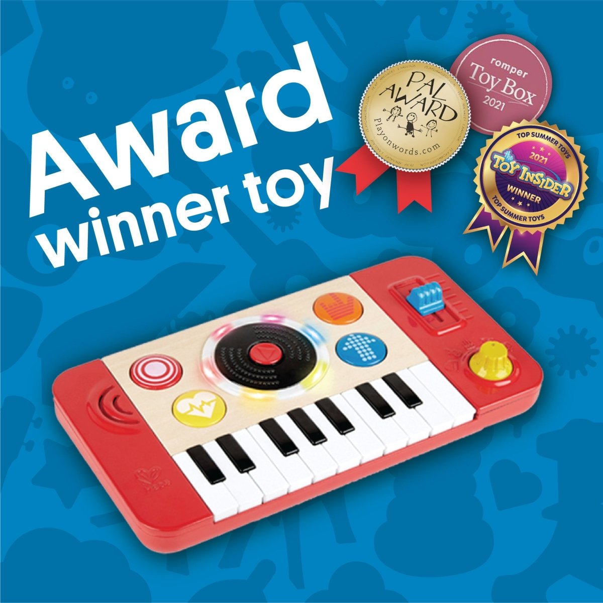 Hape DJ Mix & Spin Studio With Light and Sound Playset - Premium for Kids in Qatar | Toysaro.com