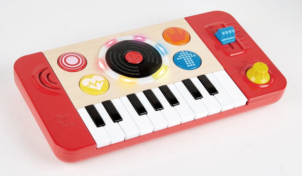 Hape DJ Mix & Spin Studio With Light and Sound Playset - Premium for Kids in Qatar | Toysaro.com