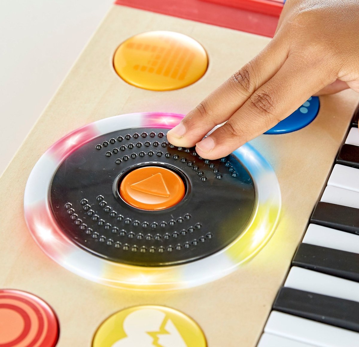 Hape DJ Mix & Spin Studio With Light and Sound Playset - Premium for Kids in Qatar | Toysaro.com