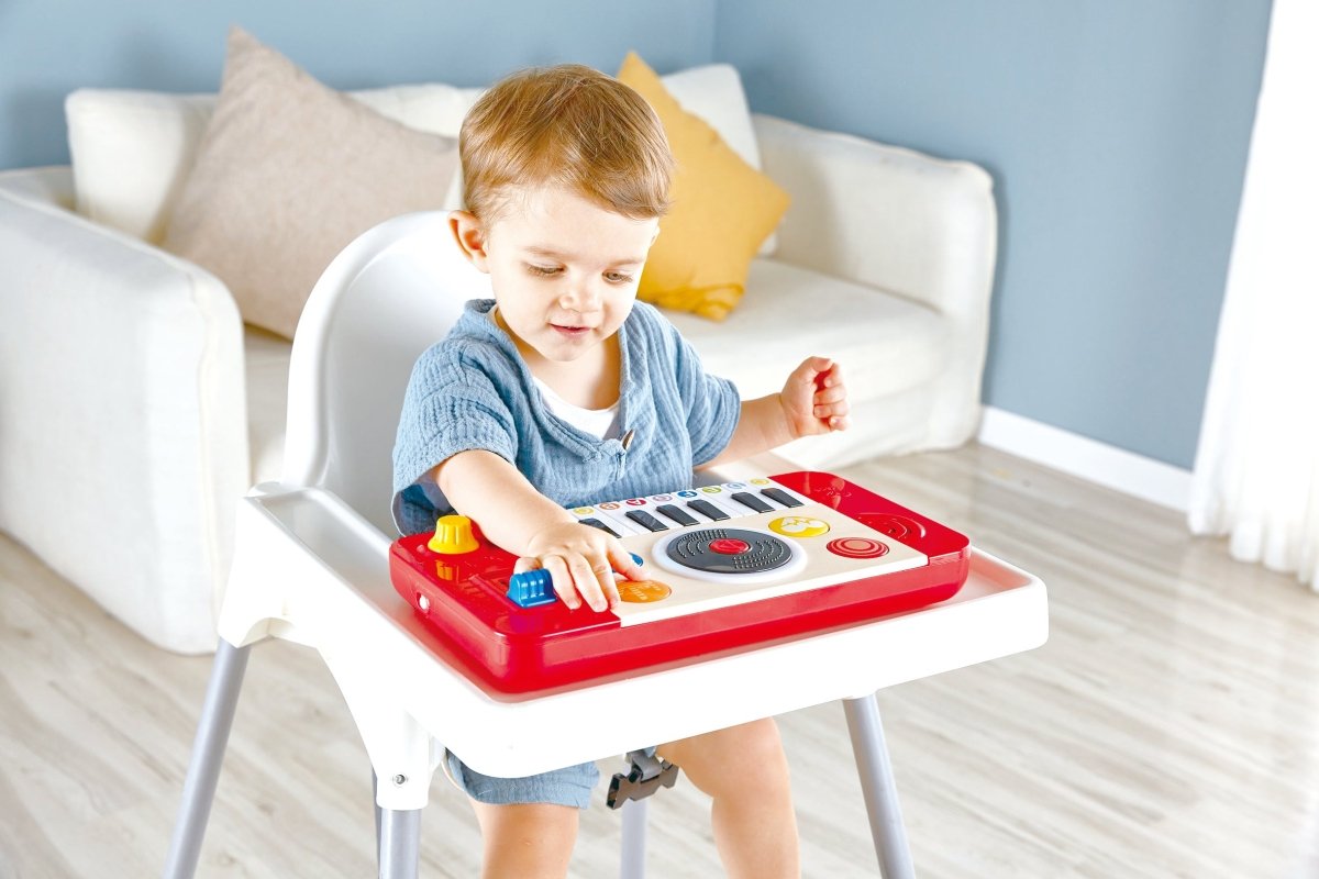 Hape DJ Mix & Spin Studio With Light and Sound Playset - Premium for Kids in Qatar | Toysaro.com