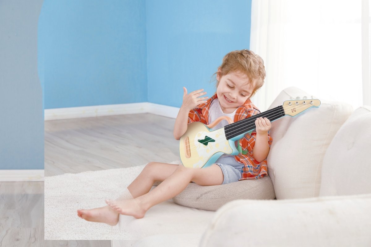 Hape - Rock n’ Roll Ukulele Wooden Musical Instrument - Premium for Kids in Qatar | Toysaro.com