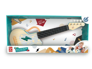 Hape - Rock n’ Roll Ukulele Wooden Musical Instrument - Premium for Kids in Qatar | Toysaro.com