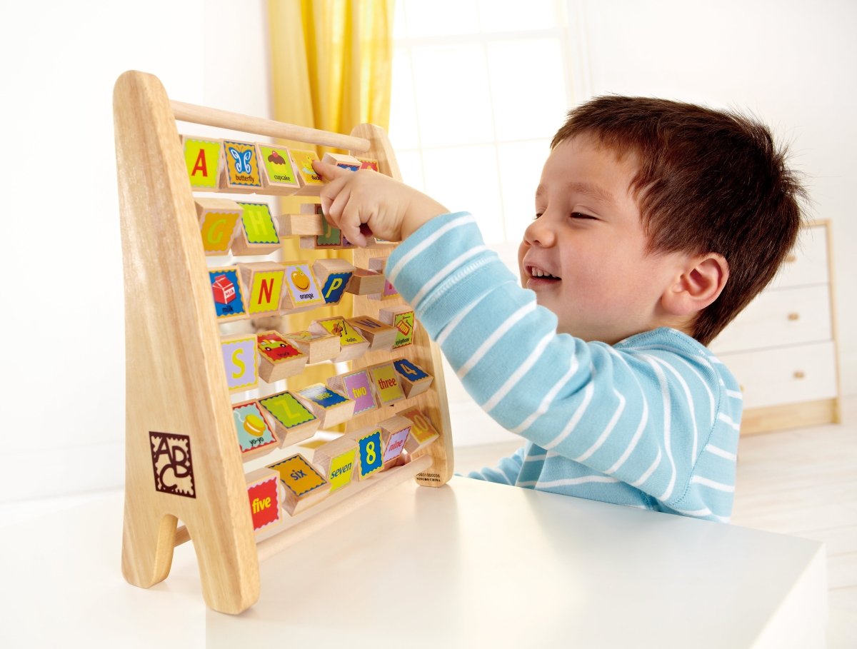 Hape Educational Alphabet Wooden Abacus - Premium for Kids in Qatar | Toysaro.com