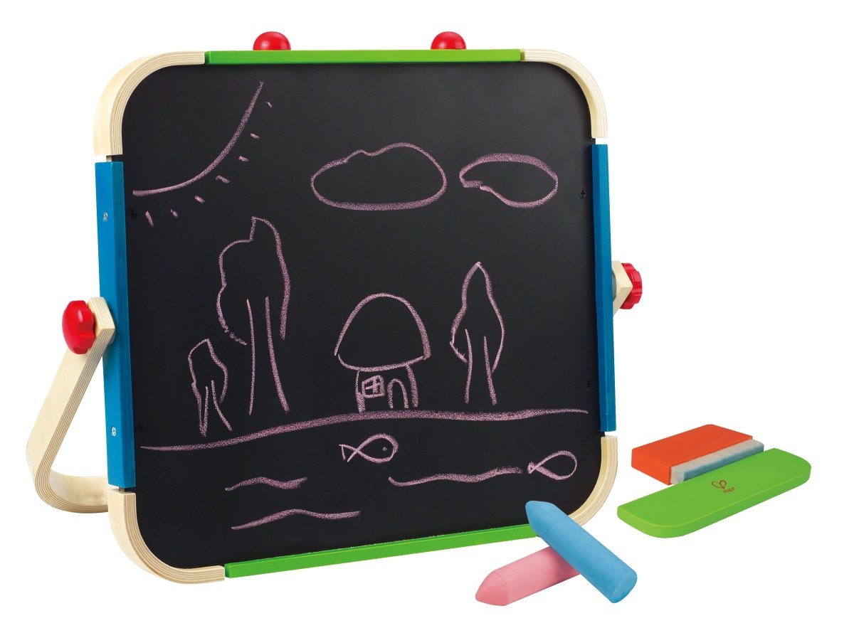 Hape Anywhere Art Studio Table Top Wooden Easel - Premium for Kids in Qatar | Toysaro.com