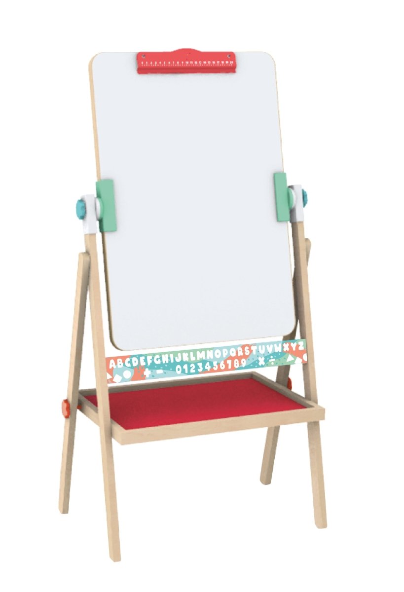 Hape Foldable Double - sided Flip Free Standing Flip Flat Easel - Premium for Kids in Qatar | Toysaro.com