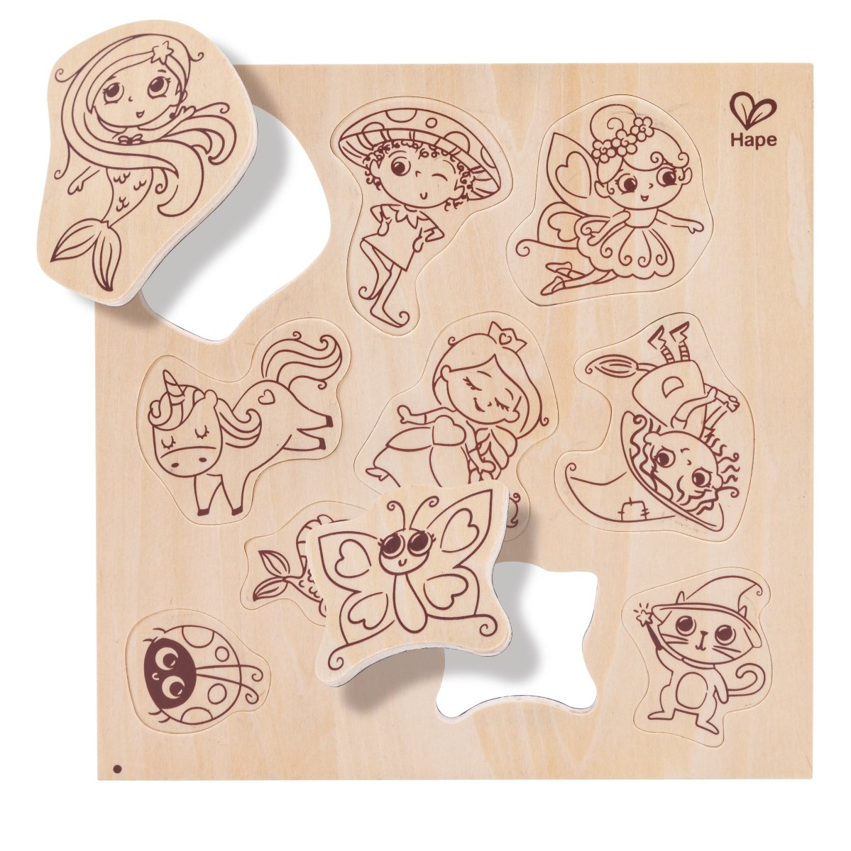 Hape DIY Magic Friends Art & Craft Set w/ Wooden Magnets - Premium for Kids in Qatar | Toysaro.com