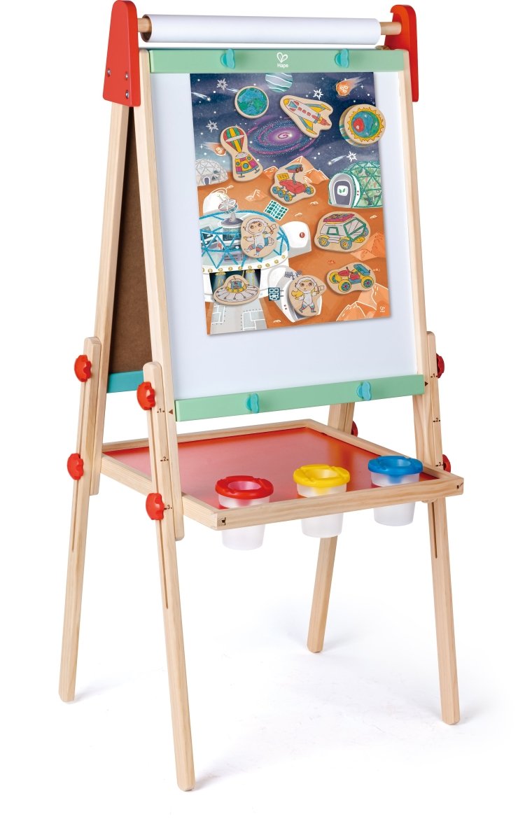 Hape DIY Mars Space Life Art & Craft Set with Wooden Magnets - Premium for Kids in Qatar | Toysaro.com