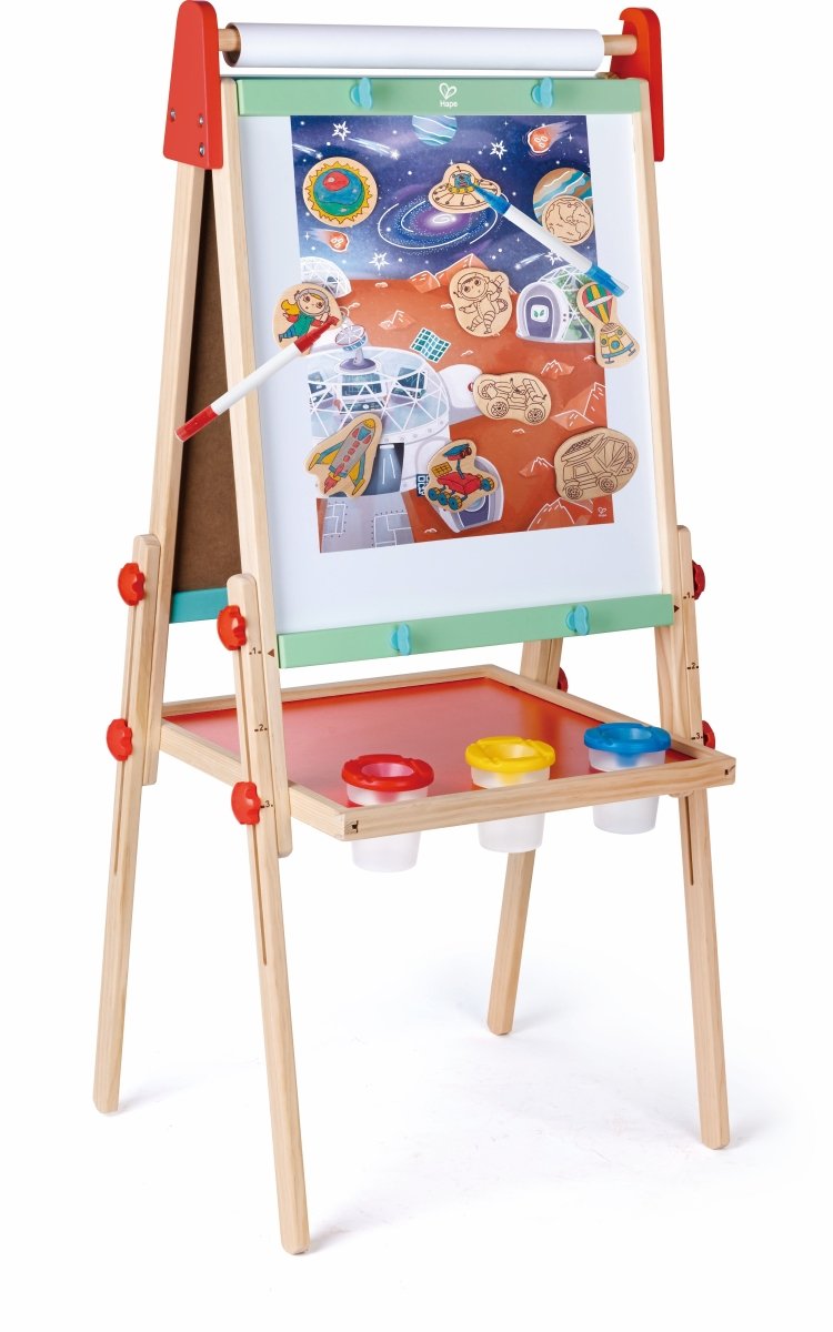 Hape DIY Mars Space Life Art & Craft Set with Wooden Magnets - Premium for Kids in Qatar | Toysaro.com