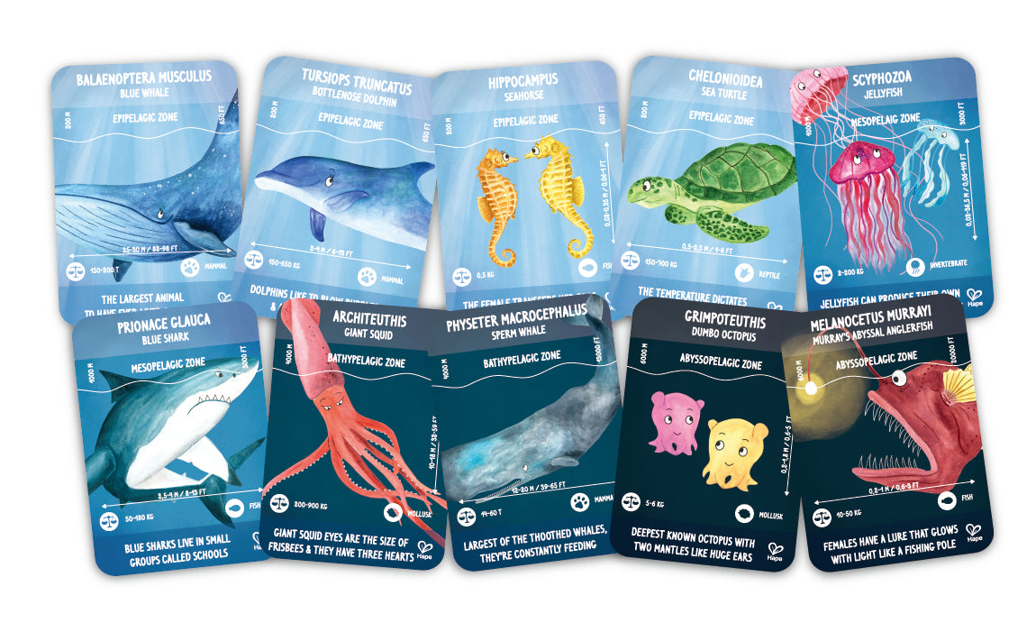 Hape 200pc Glow-in-the-Dark Ocean Life Puzzle (150 x 300cm)