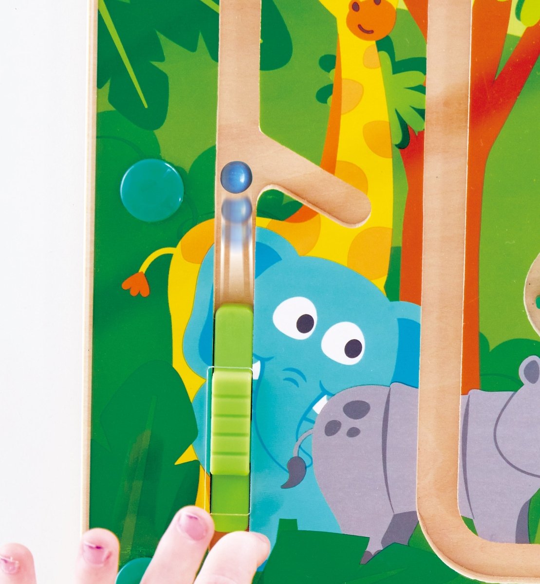Hape Wooden Magnetic Jungle Educational Maze - Premium for Kids in Qatar | Toysaro.com