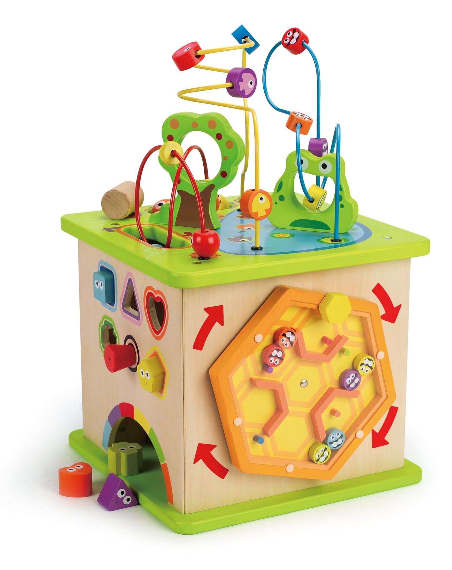 Hape Country Critters Wooden Activity Play Cube