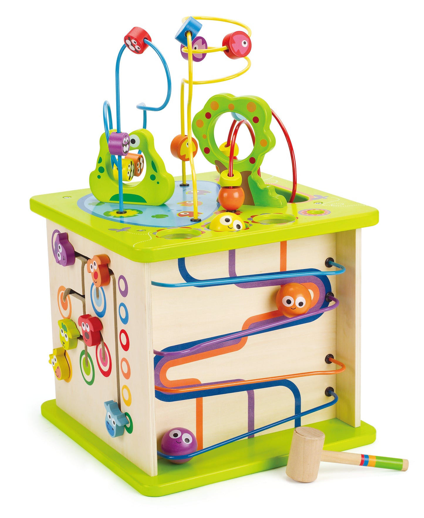 Hape Country Critters Wooden Activity Play Cube