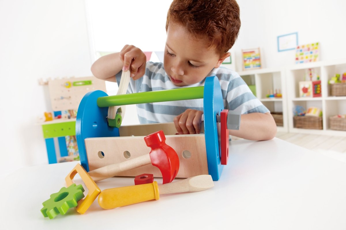 Hape Fix - It Wooden Tool Box - Premium for Kids in Qatar | Toysaro.com