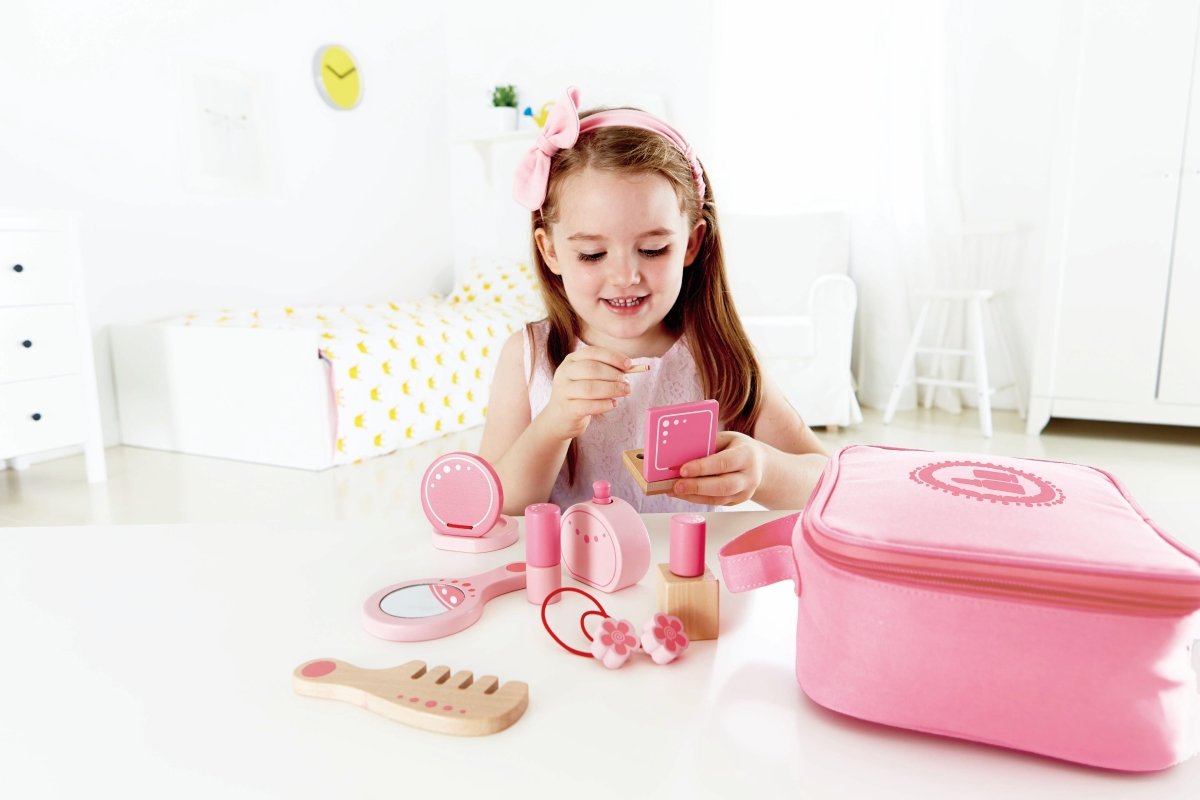 Hape Role Play Beauty Belongings 9pcs - Premium for Kids in Qatar | Toysaro.com