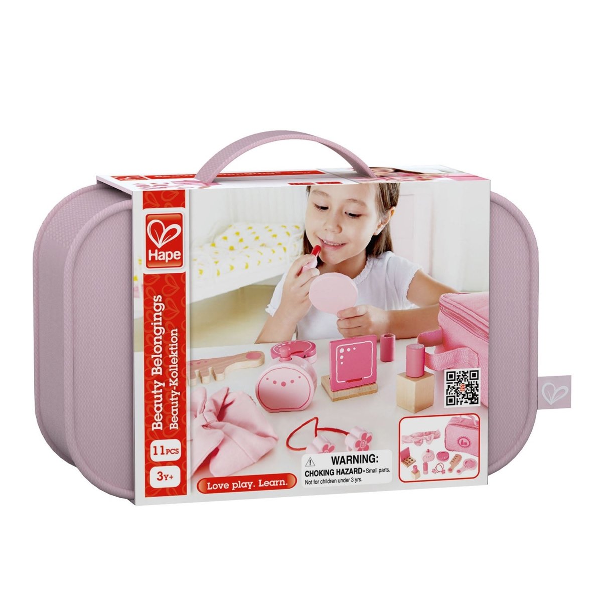Hape Role Play Beauty Belongings 9pcs - Premium for Kids in Qatar | Toysaro.com