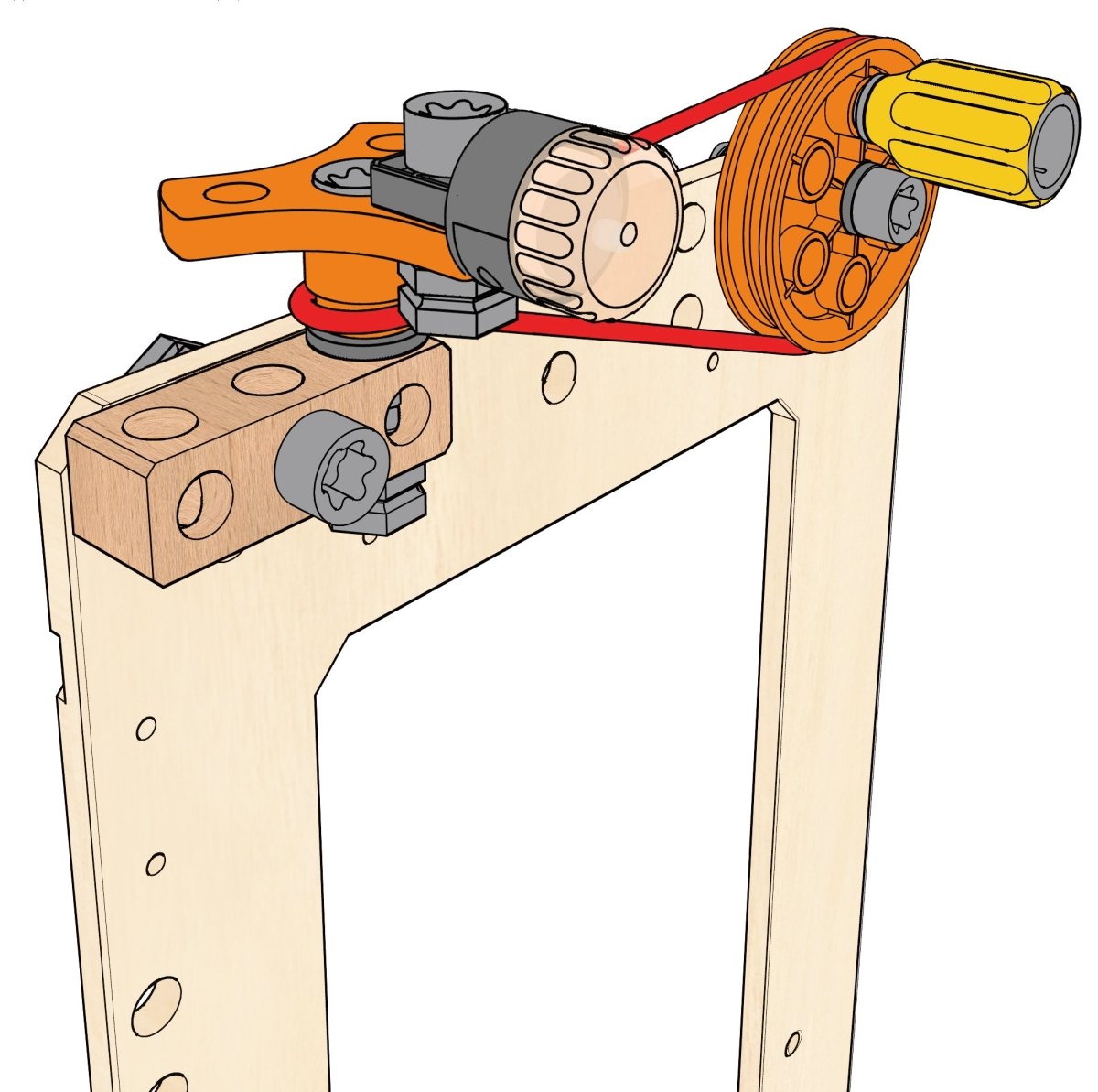 Hape Junior Inventor Deluxe Scientific Wooden Workbench 79pcs - Premium for Kids in Qatar | Toysaro.com