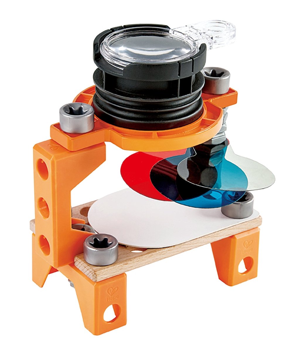 Hape Junior Inventor Optical Science Lab Wooden Playset 53pcs - Premium for Kids in Qatar | Toysaro.com