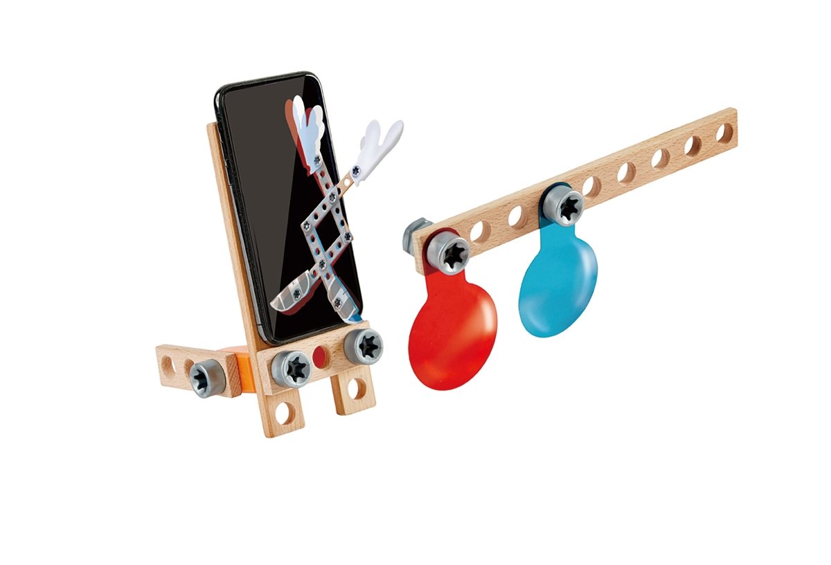 Hape Junior Inventor Optical Science Lab Wooden Playset 53pcs - Premium for Kids in Qatar | Toysaro.com
